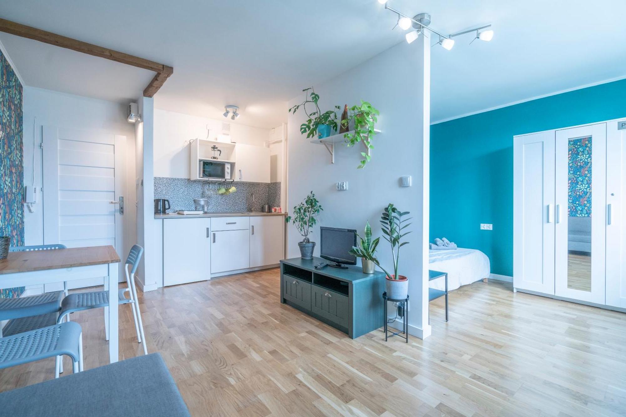 Green Studio In The City Center Of 브로츠와프 외부 사진